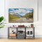 Rustic Brown Farmhouse TV Stand with Charging Station - 45" Media Console for TVs up to 50 Inches, Power Outlets, USB Ports & Storage Shelves, Multi-Functional Furniture for Living Room/Bedroom
